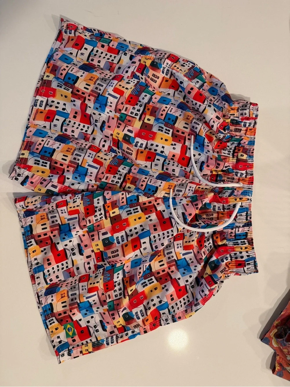Kids Multi-Color Printed Swim Shorts